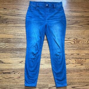 Time and Tru Women's Skinny Jeggings in Deep Blue stretch!